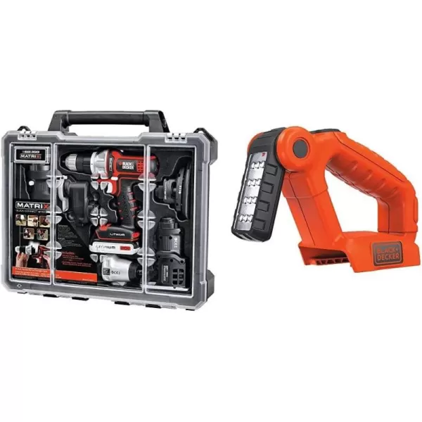 BLACK+DECKER 20V MAX MATRIX Drill, Power Tool Combo Kit, 6-Tool Set, Cordless Tool Set 