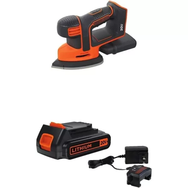 BLACK+DECKER 20V MAX* Mouse Sander, Tool Only 