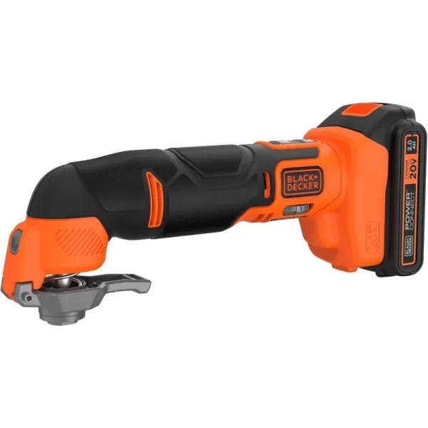 BLACK+DECKER 20V MAX Multi Tool, Oscillating Tool Kit, 6-Speed, Quick Blade Change For Multi-Tool Needs, Cordless 