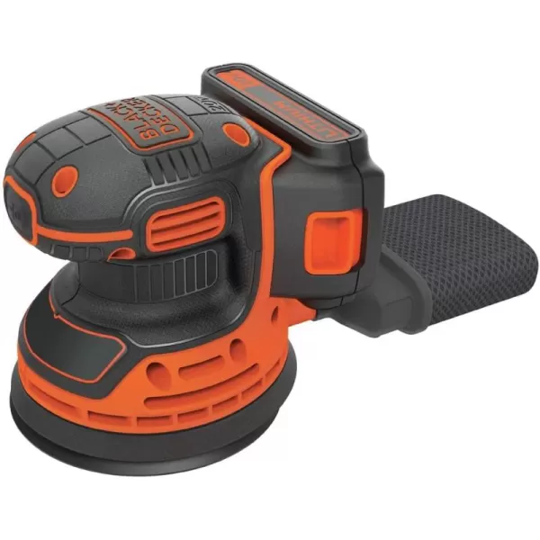 BLACK+DECKER 20V MAX Orbital Sander, Cordless, 12,000 OPM, 2 Sandpaper Sheets, Battery and Charger Included 