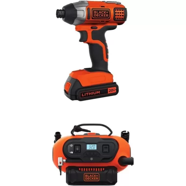 BLACK+DECKER 20V MAX* POWERCONNECT 1/4 in. Cordless Impact Driver Kit 