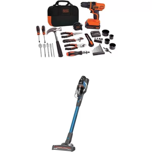 BLACK+DECKER 20V Max Drill &amp; Home Tool Kit, 68 Piece 