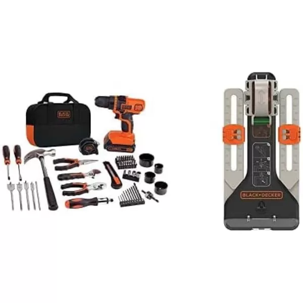 BLACK+DECKER 20V Max Drill &amp; Home Tool Kit, 68 Piece 