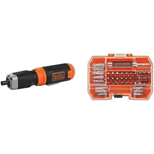 BLACK+DECKER Cordless Screwdriver, Alkaline 