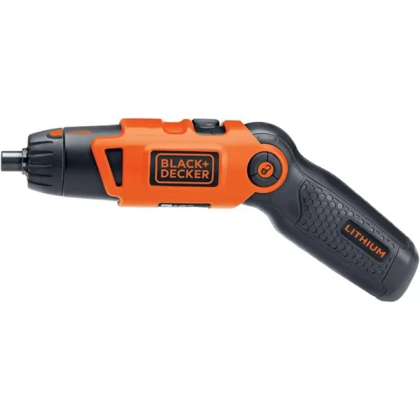 BLACK+DECKER Electric Screwdriver, Cordless, 180 RPM, 3.6V, Spindle Lock with Pivoting Handle, Charger and 2 Hex Shank Bits Included 