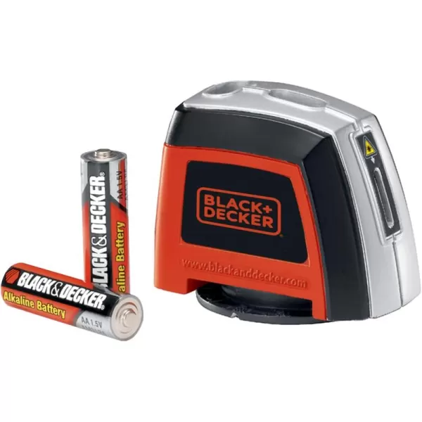 BLACK+DECKER Laser Level, Self-Leveling, 360 Degree Wall Attachment, AA Batteries Included 