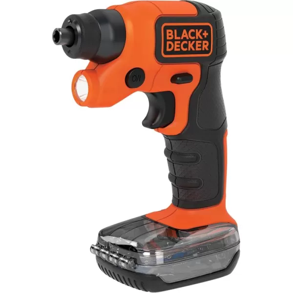 BLACK+DECKER LightDriver 4V MAX* Cordless Screwdriver with Storage PAK 