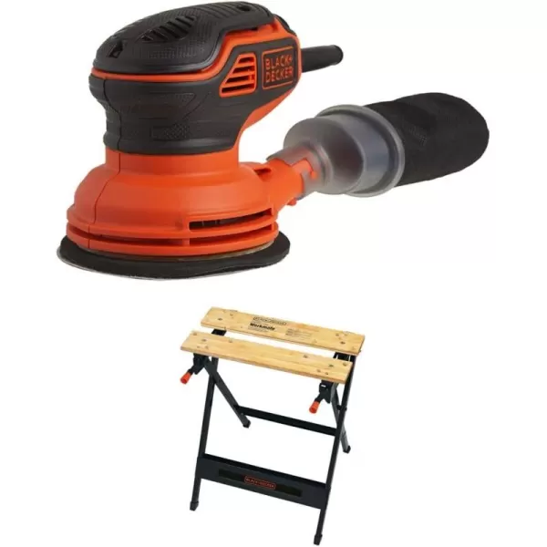 BLACK+DECKER Orbital Sander, 5-inch Disc Sander, Corded 