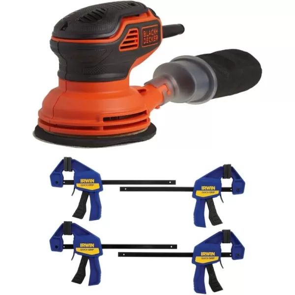 BLACK+DECKER Orbital Sander, 5-inch Disc Sander, Corded 