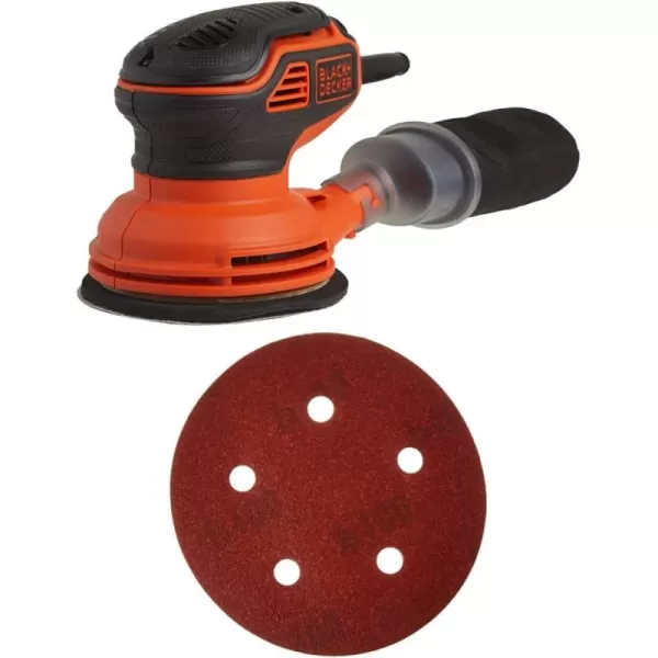BLACK+DECKER Orbital Sander, 5-inch Disc Sander, Corded 