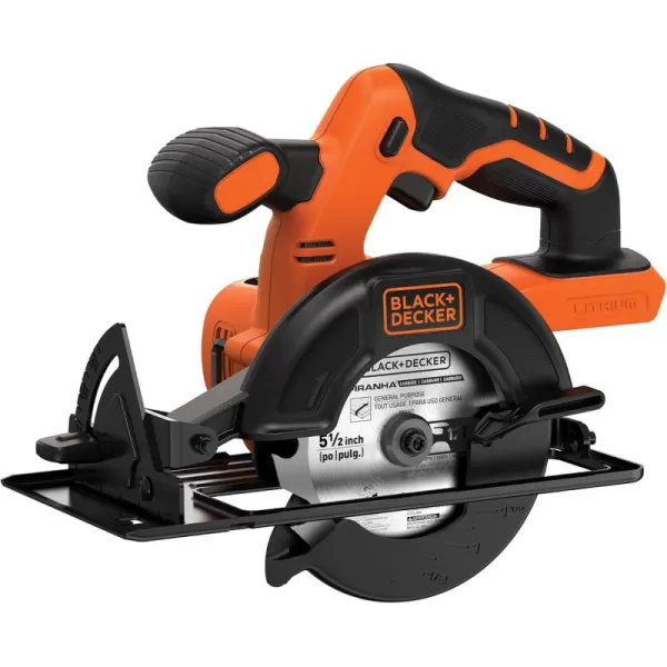 Black And Decker 20-Volt 5-1/2-In Cordless Circular Saw 