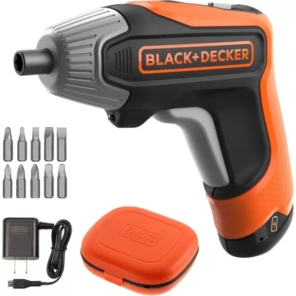 beyond by BLACK+DECKER 4V MAX* Cordless Screwdriver, Fast Charge, 1-Inch Assorted Bits 