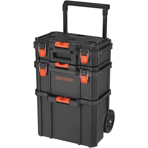beyond by BLACK+DECKER BLACK+DECKER BDST60500APB Stackable Storage System - 3 Piece Set 