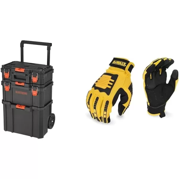 beyond by BLACK+DECKER BLACK+DECKER BDST60500APB Stackable Storage System - 3 Piece Set 