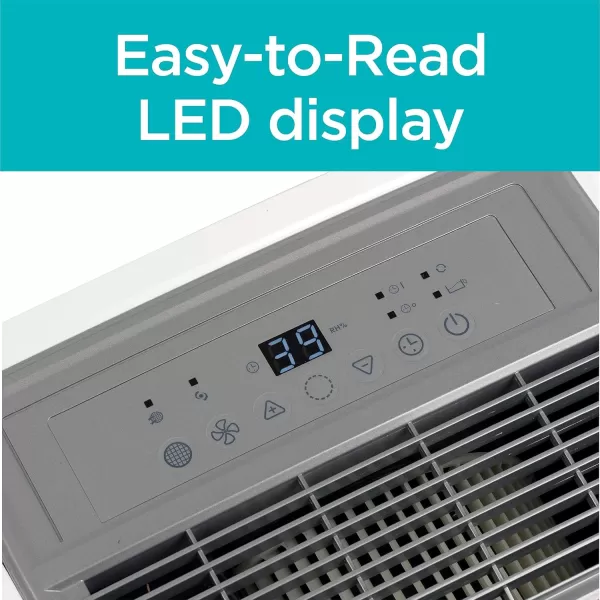 BLACK+DECKER 1500 Sq. Ft. Dehumidifier for Medium to Large Spaces and Basements, Energy Star Certified, Portable, BDT20WTB