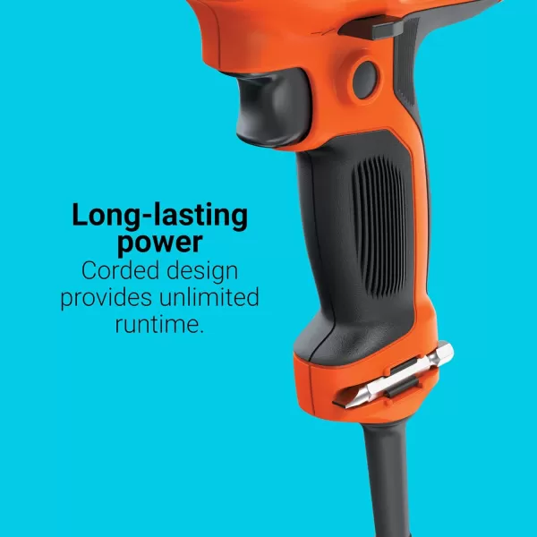 BLACK+DECKER 6.0 Amp 3/8 in. Electric Drill/Driver Kit 