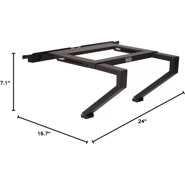 BLACK+DECKER Air Conditioner Window Support Bracket, No Drill AC Support Bracket Installs in Minutes, AC Window Bracket Supports up to 200 Lbs., Durable Bracket for AC Unit