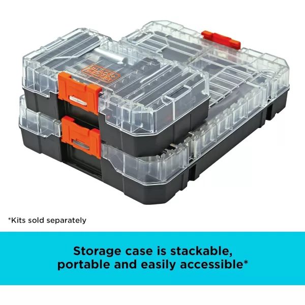 BLACK+DECKER BLACK + DECKER Screwdriver Bit Set, 200-Piece 