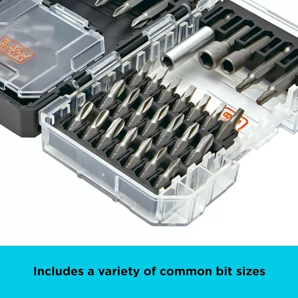 BLACK+DECKER BLACK + DECKER Screwdriver Bit Set, 200-Piece 