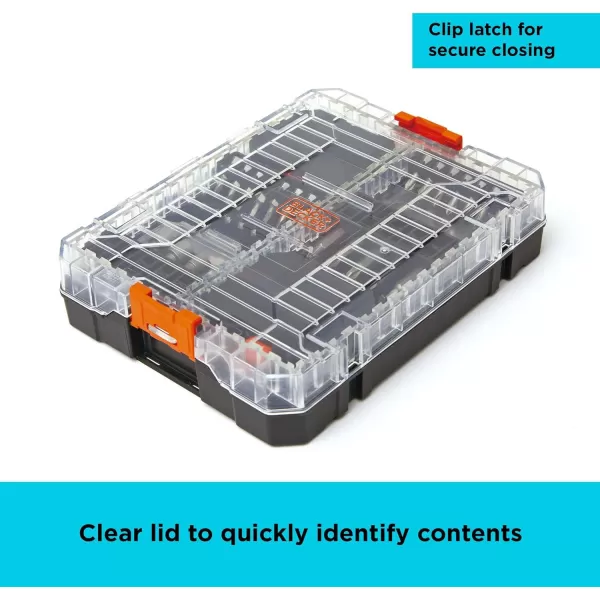 BLACK+DECKER BLACK + DECKER Screwdriver Bit Set, 200-Piece 