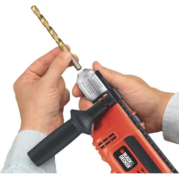 BLACK+DECKER Hammer Drill, 1/2-Inch, 6.0-Amp 