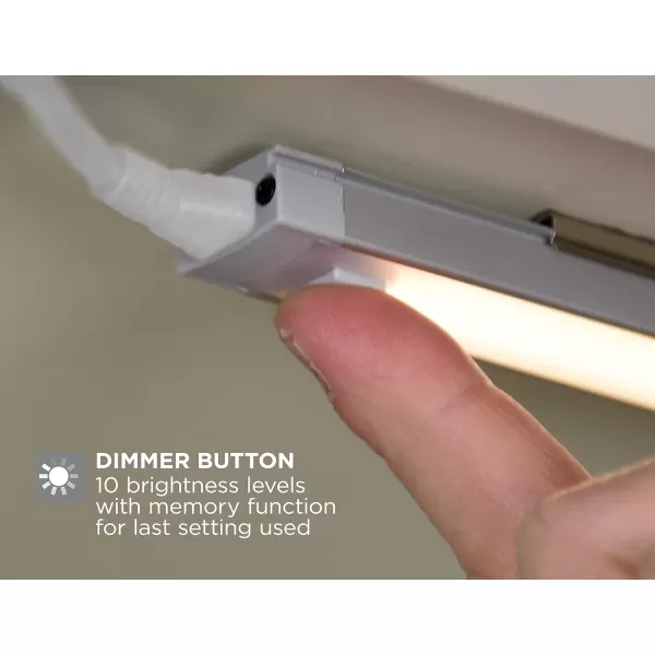 BLACK+DECKER LEDUC24-1CK Dimmable Linkable LED Shop Light with Motion Sensor and Magnetic Option, 10.5W, 780 Lumens, 24", Cool