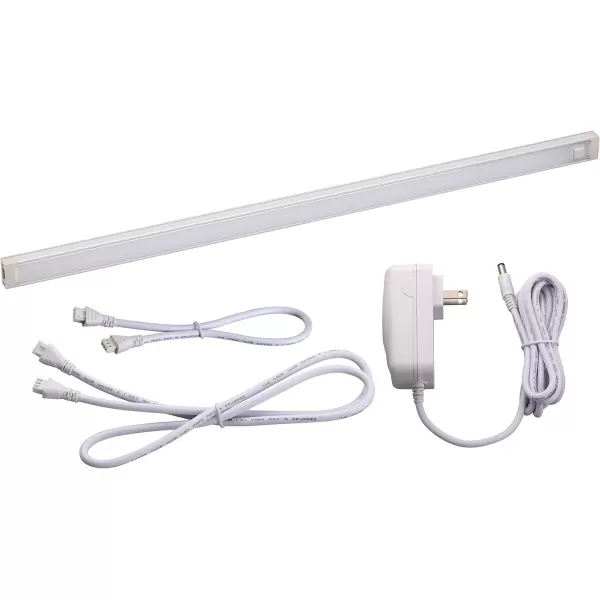 BLACK+DECKER LEDUC24-1CK Dimmable Linkable LED Shop Light with Motion Sensor and Magnetic Option, 10.5W, 780 Lumens, 24", Cool