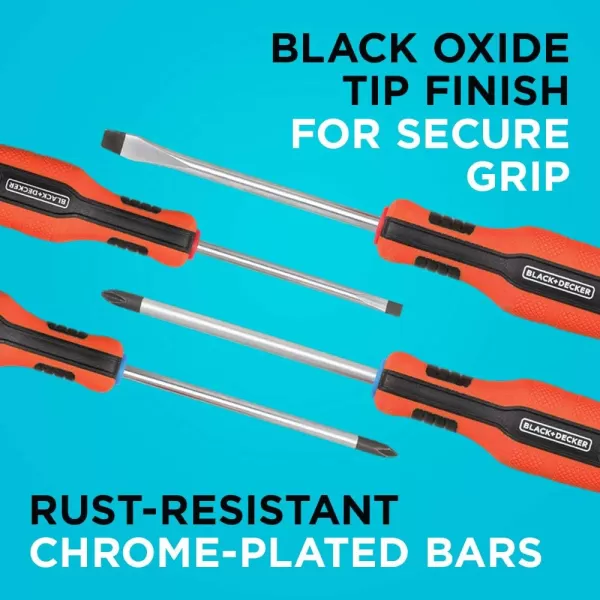 BLACK+DECKER Magnetic Screwdriver Set, 17-Piece 