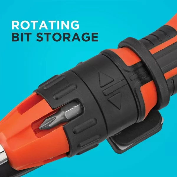 BLACK+DECKER Ratcheting Screwdriver, 10 Bit 