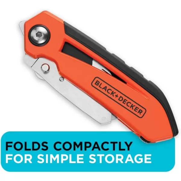 BLACK+DECKER Utility Knife with Blade Storage 