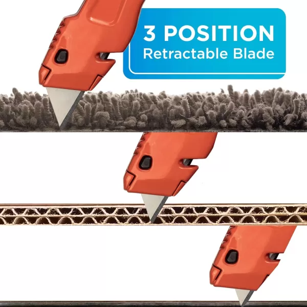 beyond by BLACK+DECKER Utility Knife, Retractable, Quick Change Blade, 2-Pack 