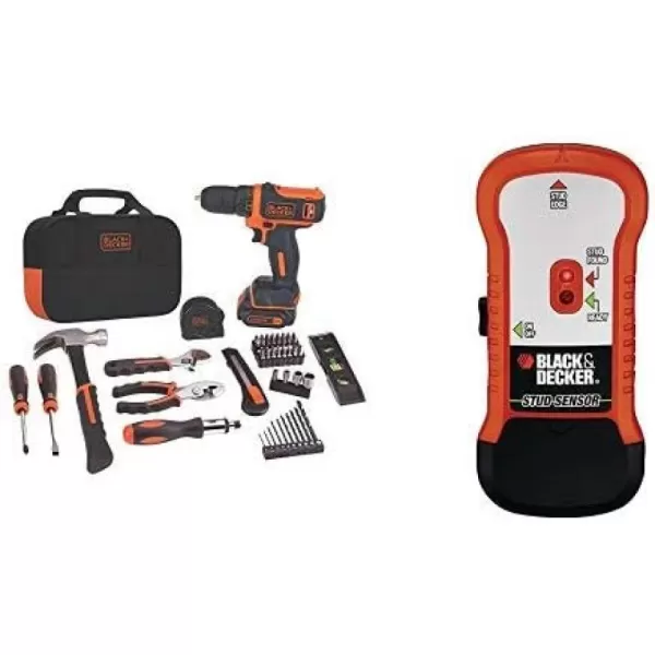 BLACK+DECKER 12V MAX Drill &amp; Home Tool Kit, 60-Piece 