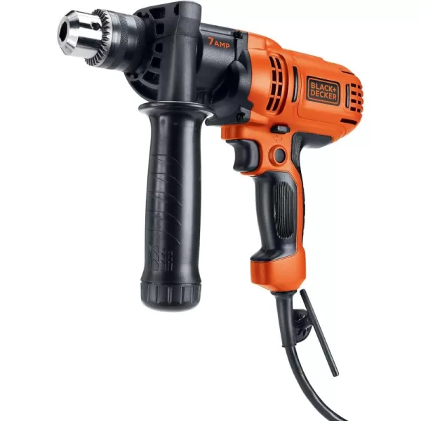 BLACK+DECKER 7.0 Amp 1/2 in. Electric Drill/Driver Kit  , Orange