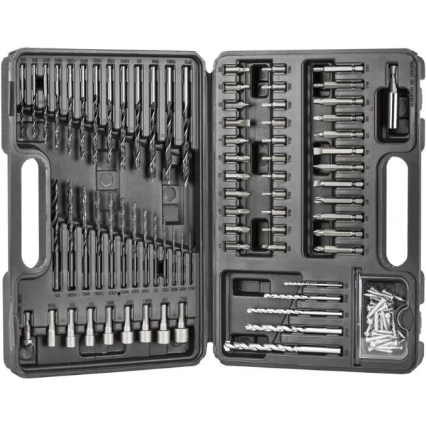 BLACK+DECKER Drill Bit Set/Screwdriver Bit Set Combo, 109-Piece 