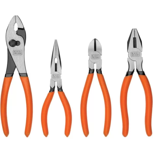 BLACK+DECKER Plier Set, 4-Piece 