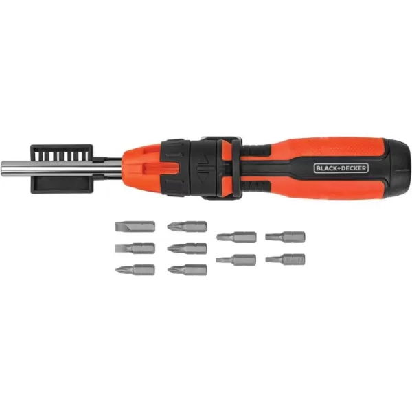 BLACK+DECKER Ratcheting Screwdriver, 10 Bit 