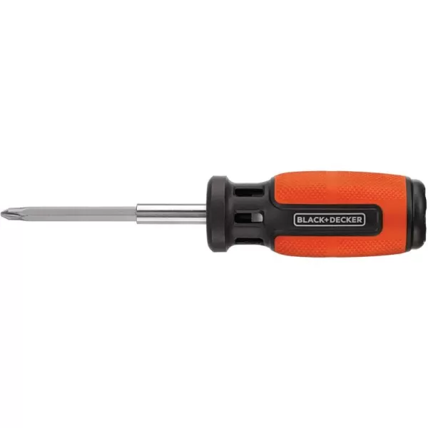 BLACK+DECKER Screwdriver, Push and Pick, 7 Bit 