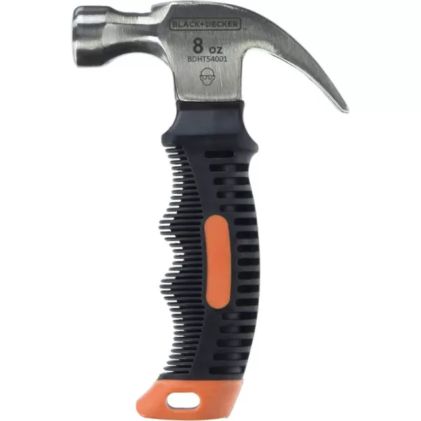 BLACK+DECKER Stubby Small Hammer, 8oz 