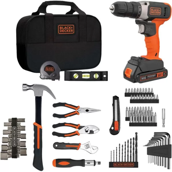 beyond by BLACK+DECKER Home Tool Kit with 20V MAX Drill/Driver, 83-Piece , BDPK70284C1AEV