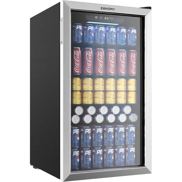 BLACK+DECKER 26 Bottle Wine Fridge with Interior Light and Mechanical Temperature Control, Compressor Cooling Wine Cooler Refrigerator with 4 Wine Racks and 1 Flat Shelf,Fridge with Bottom Compartment