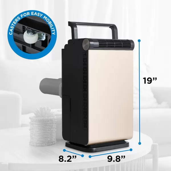 BLACK+DECKER 8,000 BTU Portable Air Conditioner with Remote Control, White