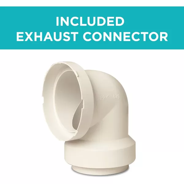 BLACK+DECKER BCED37 Compact Dryer for Standard Wall Outlet, Small, 4 Modes, Load Volume 13.2 lbs., White