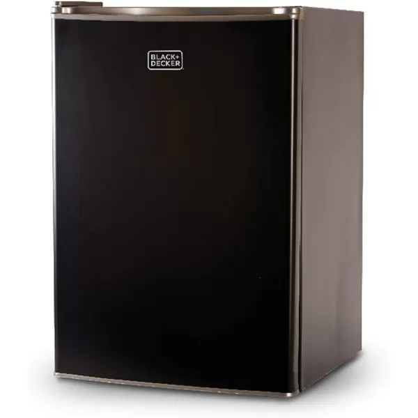 BLACK+DECKER BCRK25W Compact Refrigerator Energy Star Single Door Mini Fridge with Freezer, 2.5 Cubic Ft., White
