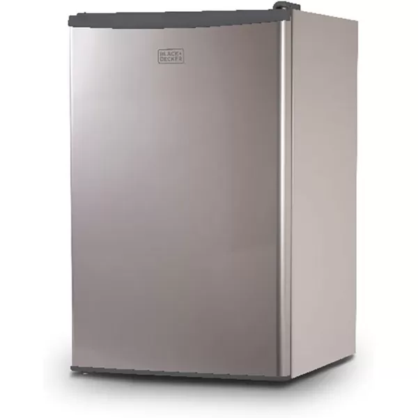 BLACK+DECKER BCRK25W Compact Refrigerator Energy Star Single Door Mini Fridge with Freezer, 2.5 Cubic Ft., White