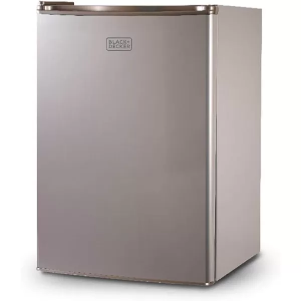 BLACK+DECKER BCRK25W Compact Refrigerator Energy Star Single Door Mini Fridge with Freezer, 2.5 Cubic Ft., White