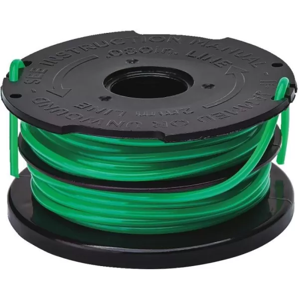 Black &amp; Decker Trimmer Line Replacement Spool, EASYFEED, Dual-Line, .08-Inch 