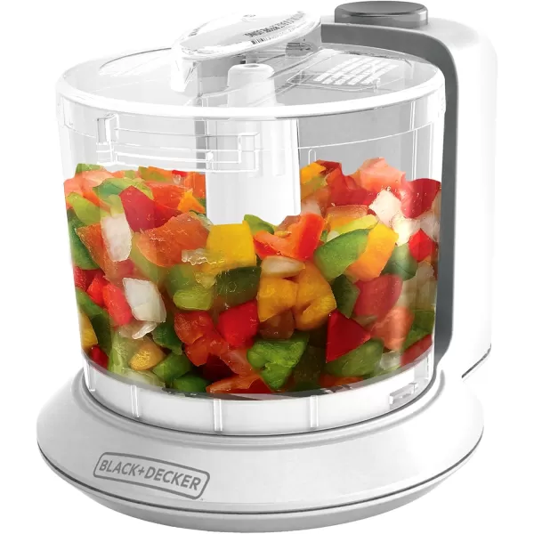 BLACK+DECKER HC306C 1.5-Cup Electric Food Chopper, White