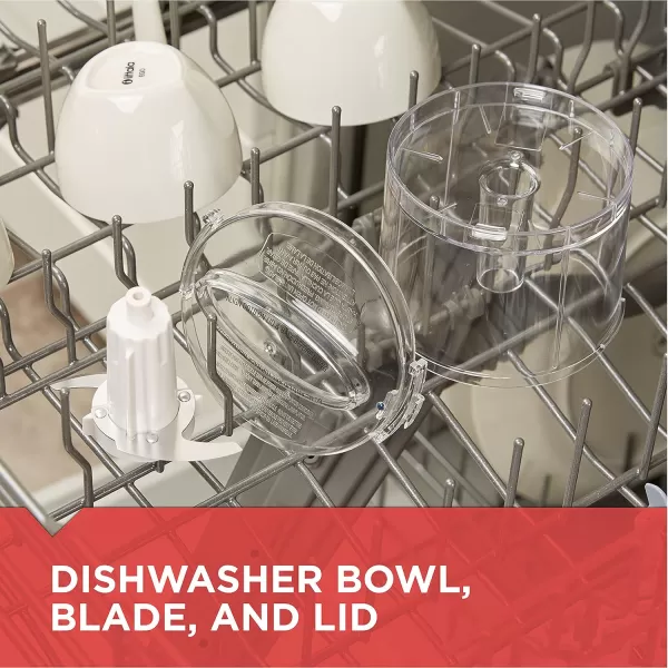 BLACK+DECKER HC306C 1.5-Cup Electric Food Chopper, White