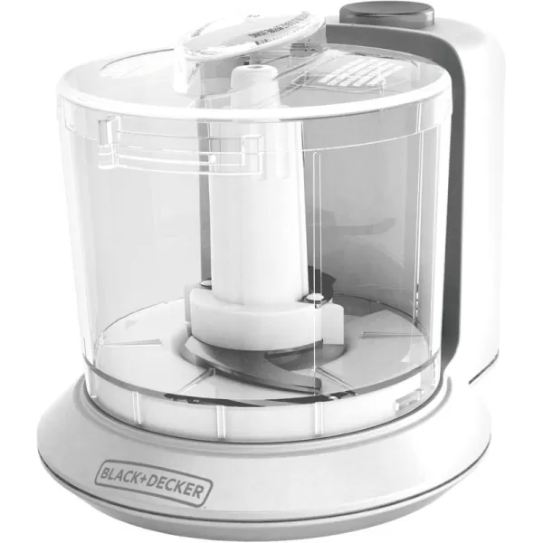 BLACK+DECKER HC306C 1.5-Cup Electric Food Chopper, White