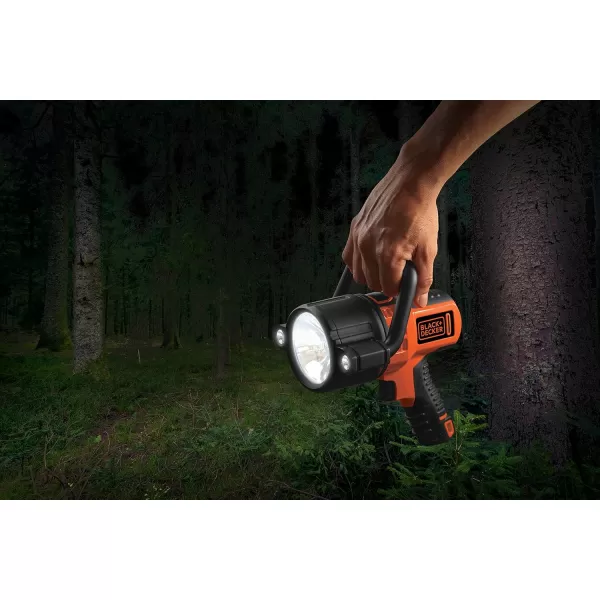 BLACK+DECKER SLV2B Rechargeable 750 Lumen Lithium Ion 10W LED Spotlight Flashlight
